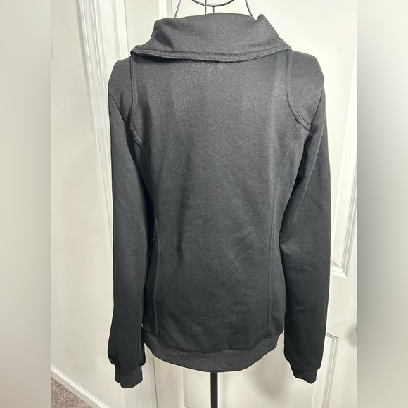 POL Textured Asymmetrical Black Knit Jacket/Sweater - Picture 2 of 4